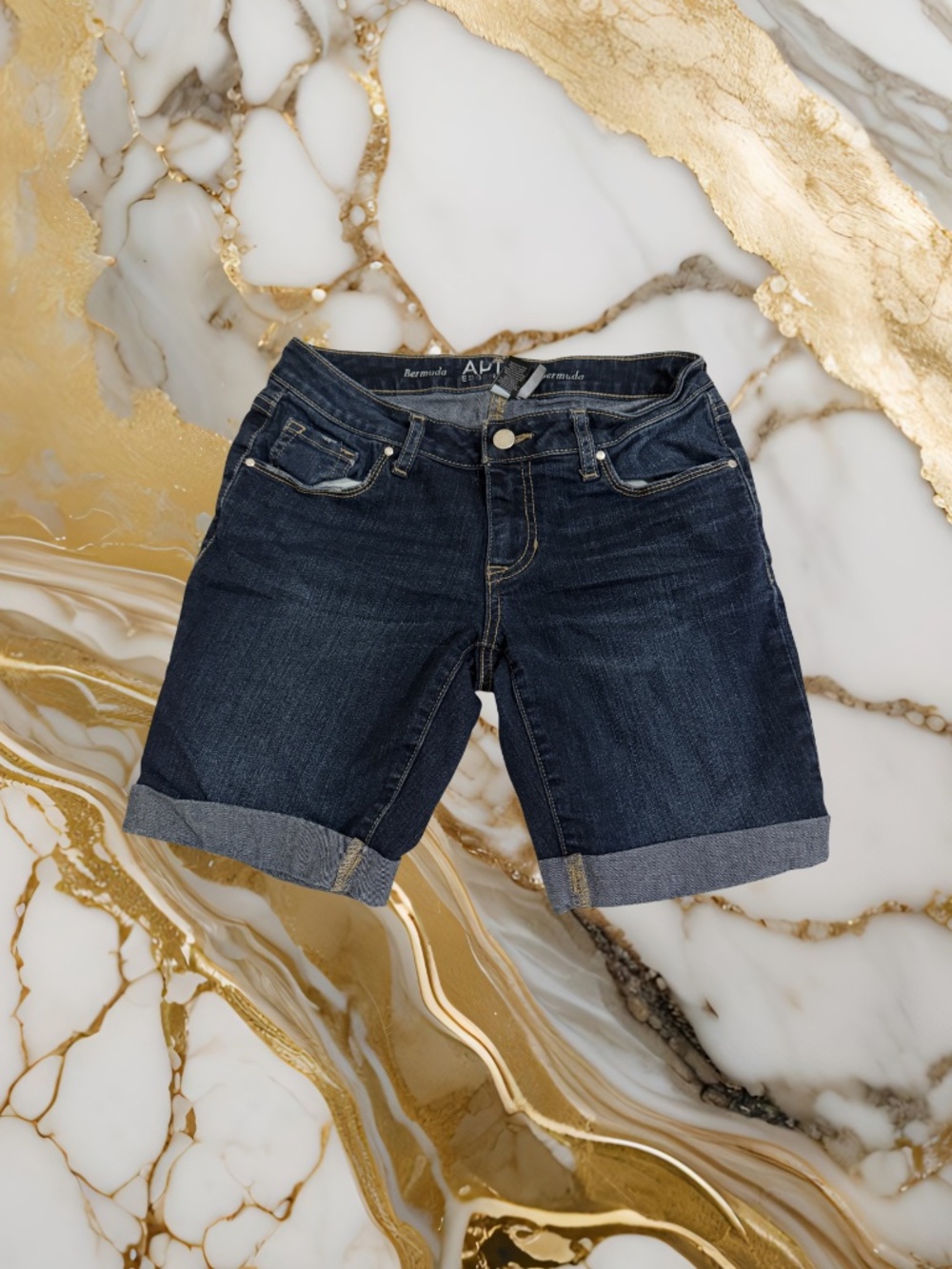 Womens APT. 9 Bermuda Jean Shorts
